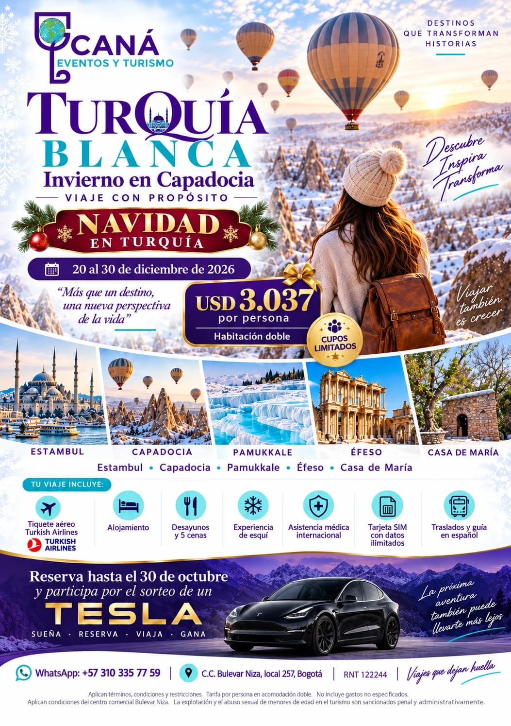 Turquía Blanca: Navidad en Turquía, invierno en Capadocia